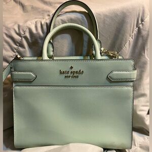 Kate Spade Small Satchel~Mint Green~ Good used condition